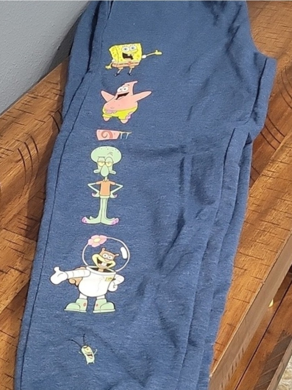 Nickelodeon SpongeBob Blue Joggers with Character Side Graphics